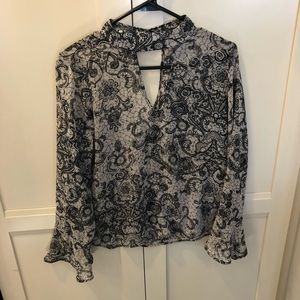 Harlowe and Graham long sleeve blouse